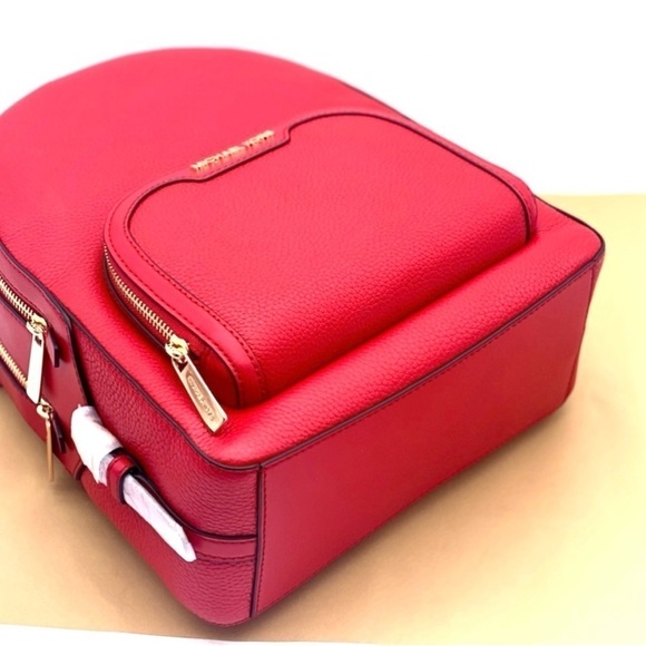 Michael Kors Jaycee Medium Backpack Bright Red (NWT) - Picture 5 of 7